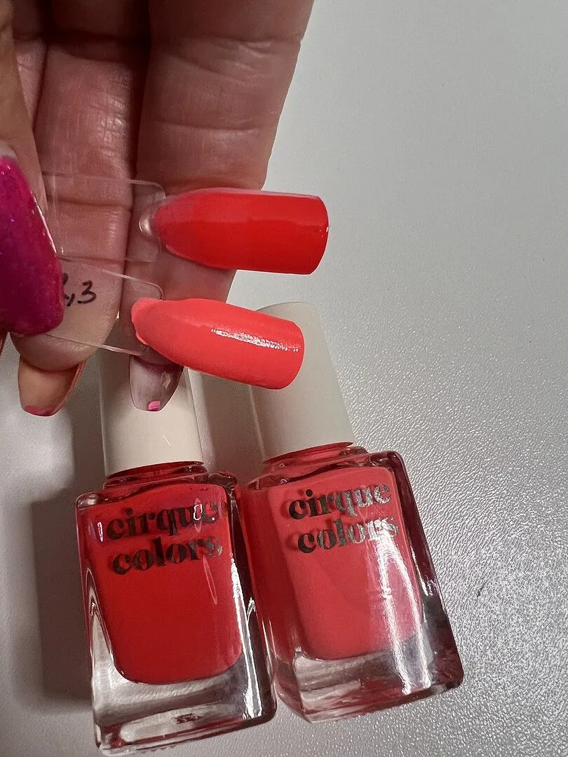 Cirque Colors Vice Boozy Brunch nagellack korallneon