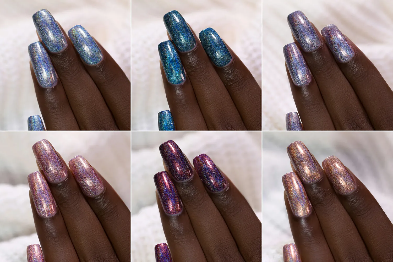 ILNP Fall Into Winter Collection nagellack 6-pack holo