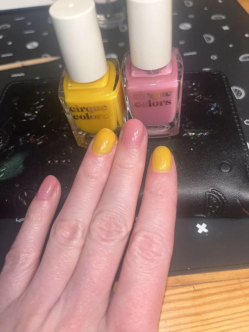 Cirque Colors Mango Jelly nagellack transparent gulorange