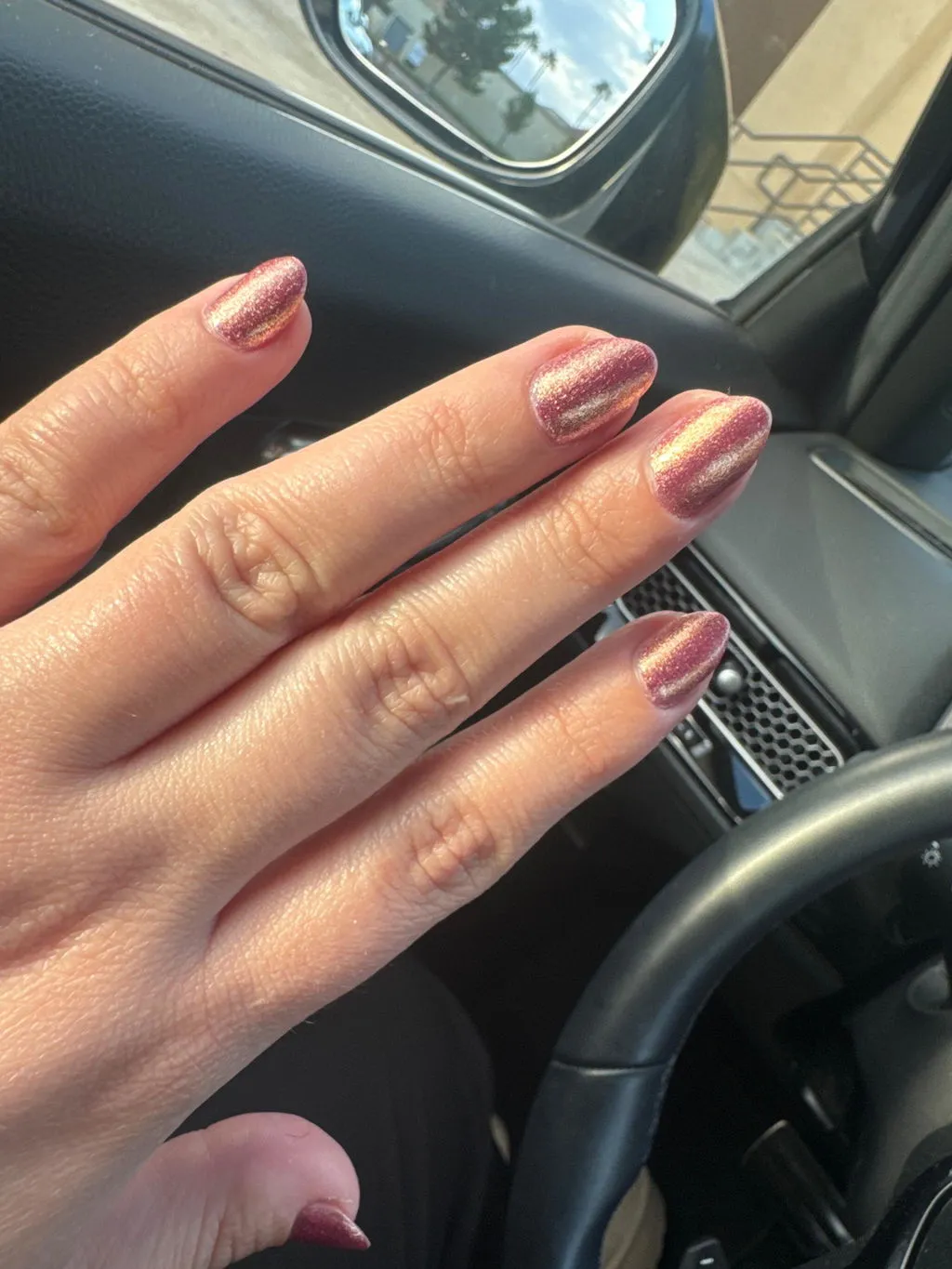 Nailberry Pink Sand nagellack 14 ml roseguld glitter