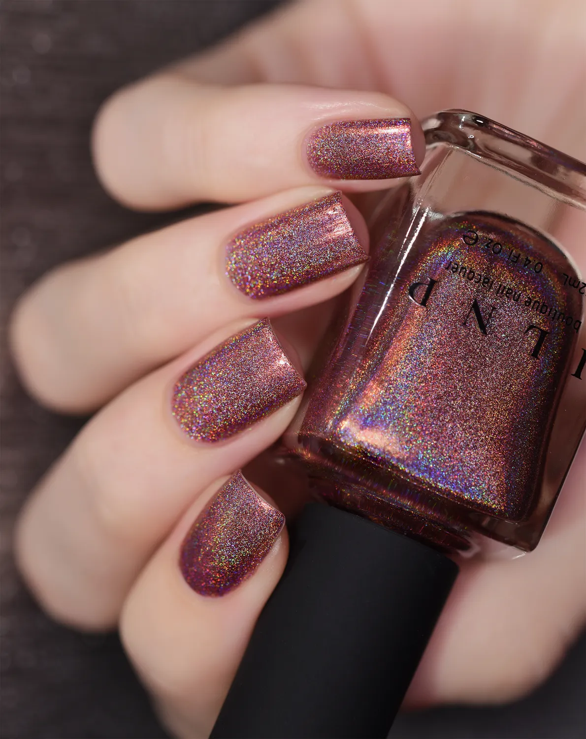 ILNP Ultra Holo Dinner Party nagellack marsala koppar