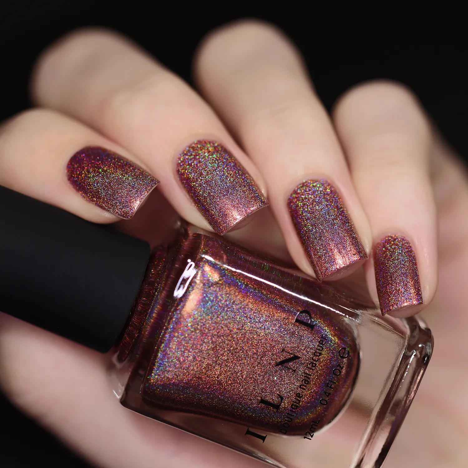 ILNP Ultra Holo Dinner Party nagellack marsala koppar