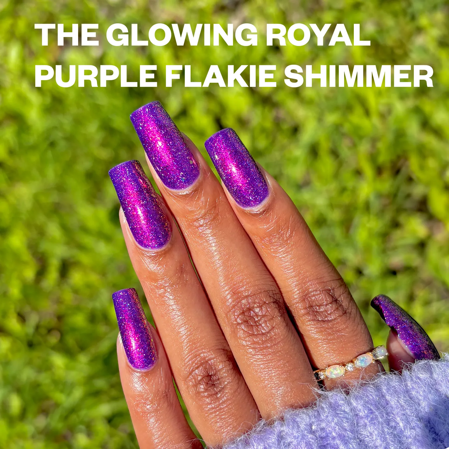 ILNP Kinetic nagellack lila rosa-grönt skimmer