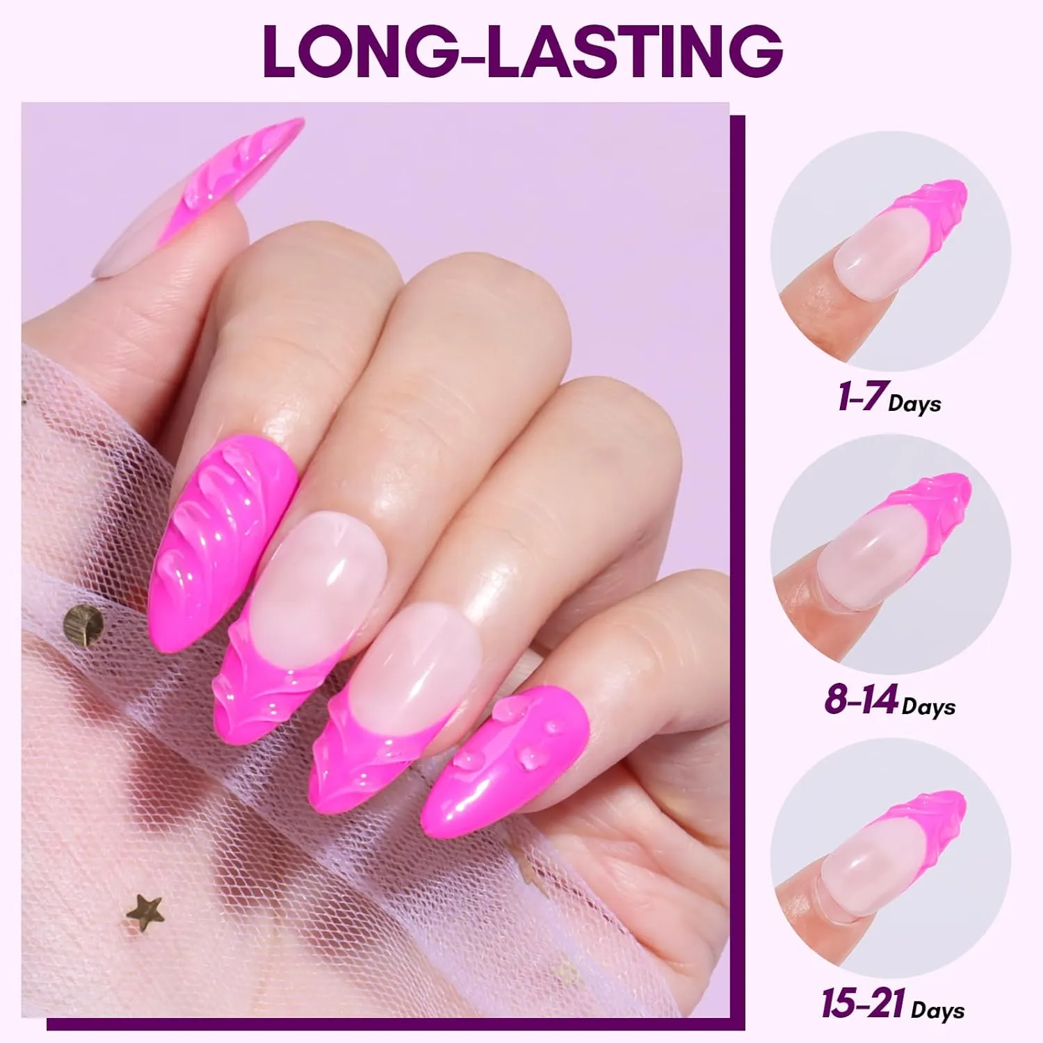 Makartt 3D Artistic Nail Foil Glue foliagel 1-pack