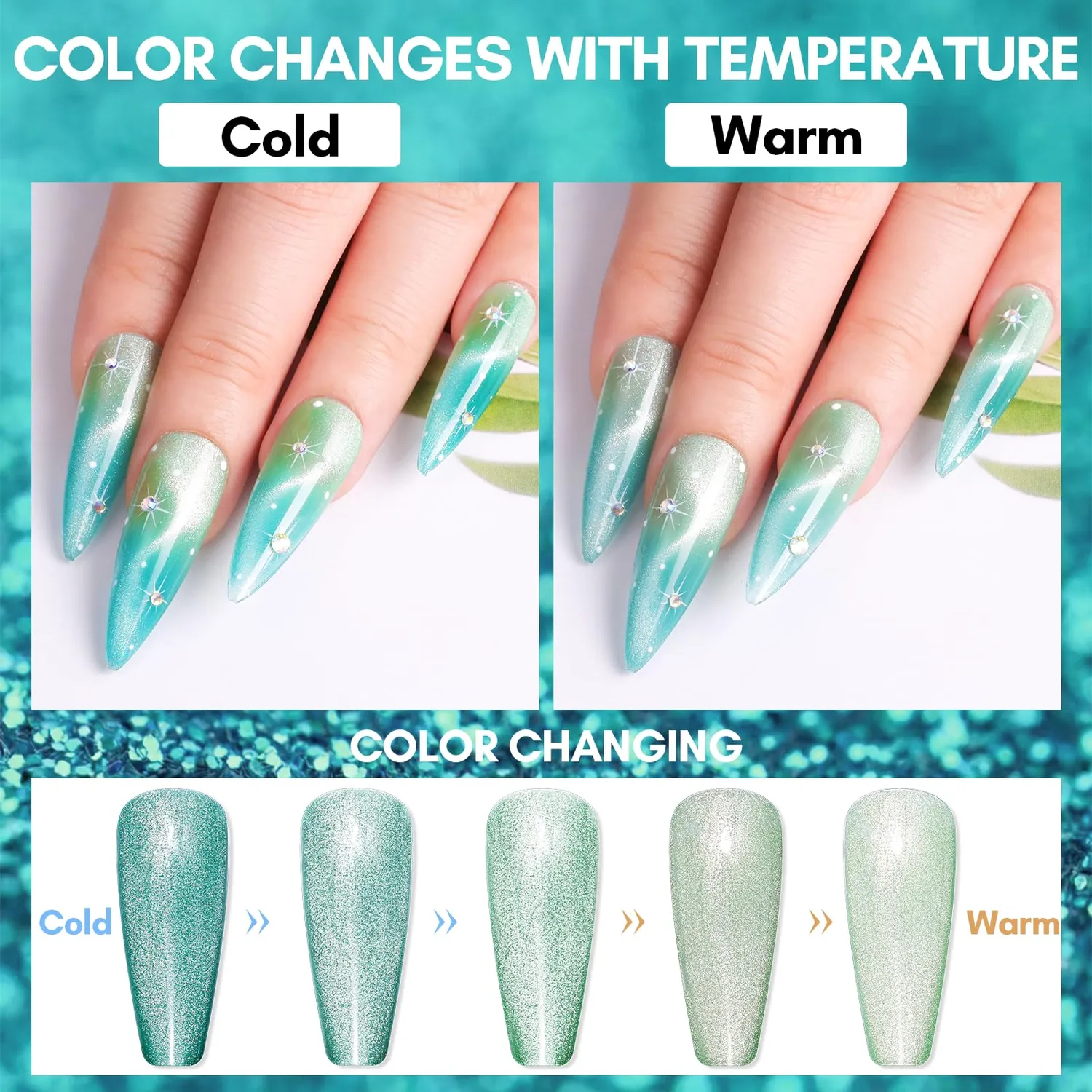 Makartt Cat Eye Gel Polish gellack shadow walker