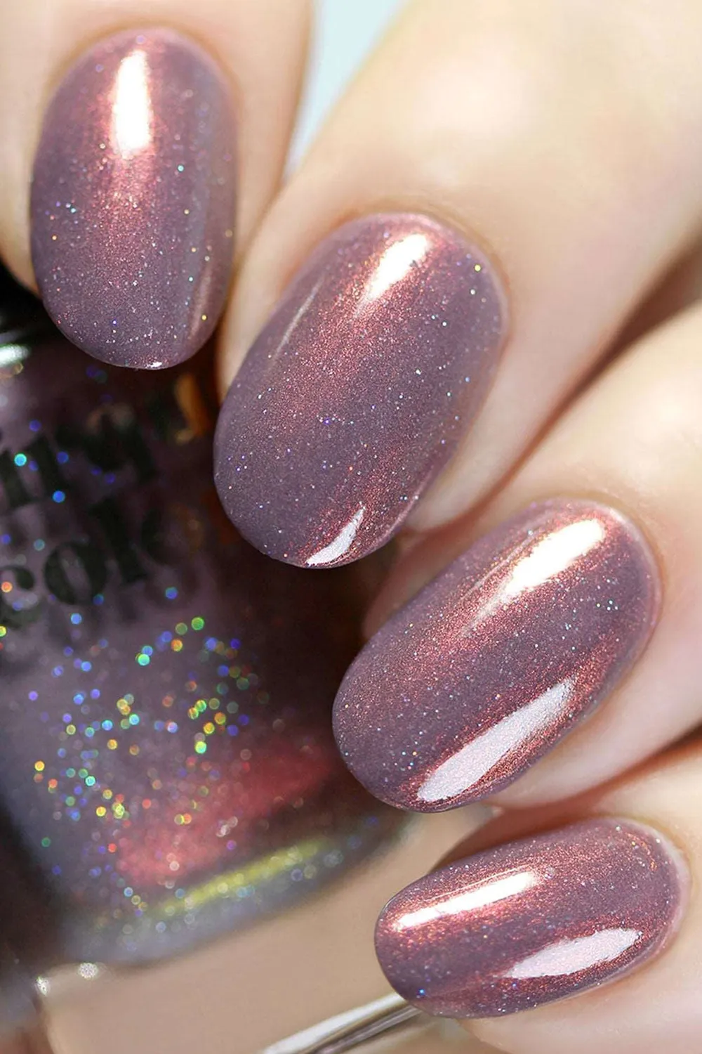 Cirque Colors Earthen nagellack brunt shimmer röd