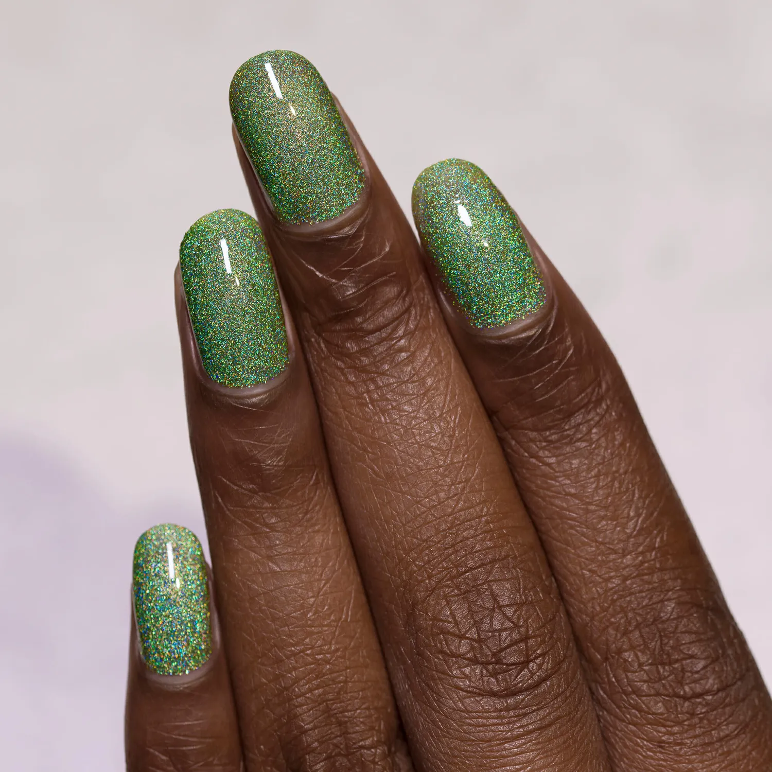 ILNP Ultra Holo 1UP nagellack limegrön holographic