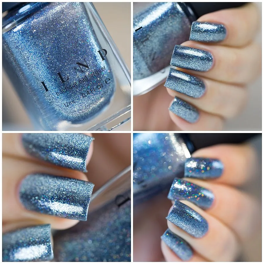 ILNP Ultra Metallic Arctic Lights nagellack isblå