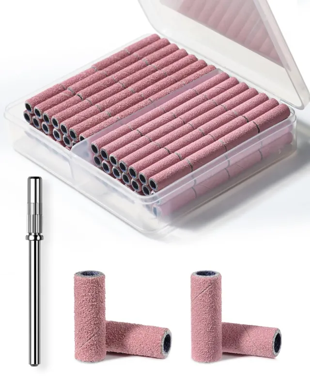 Makartt Mini slipband rosa 180-240 grit skonsam