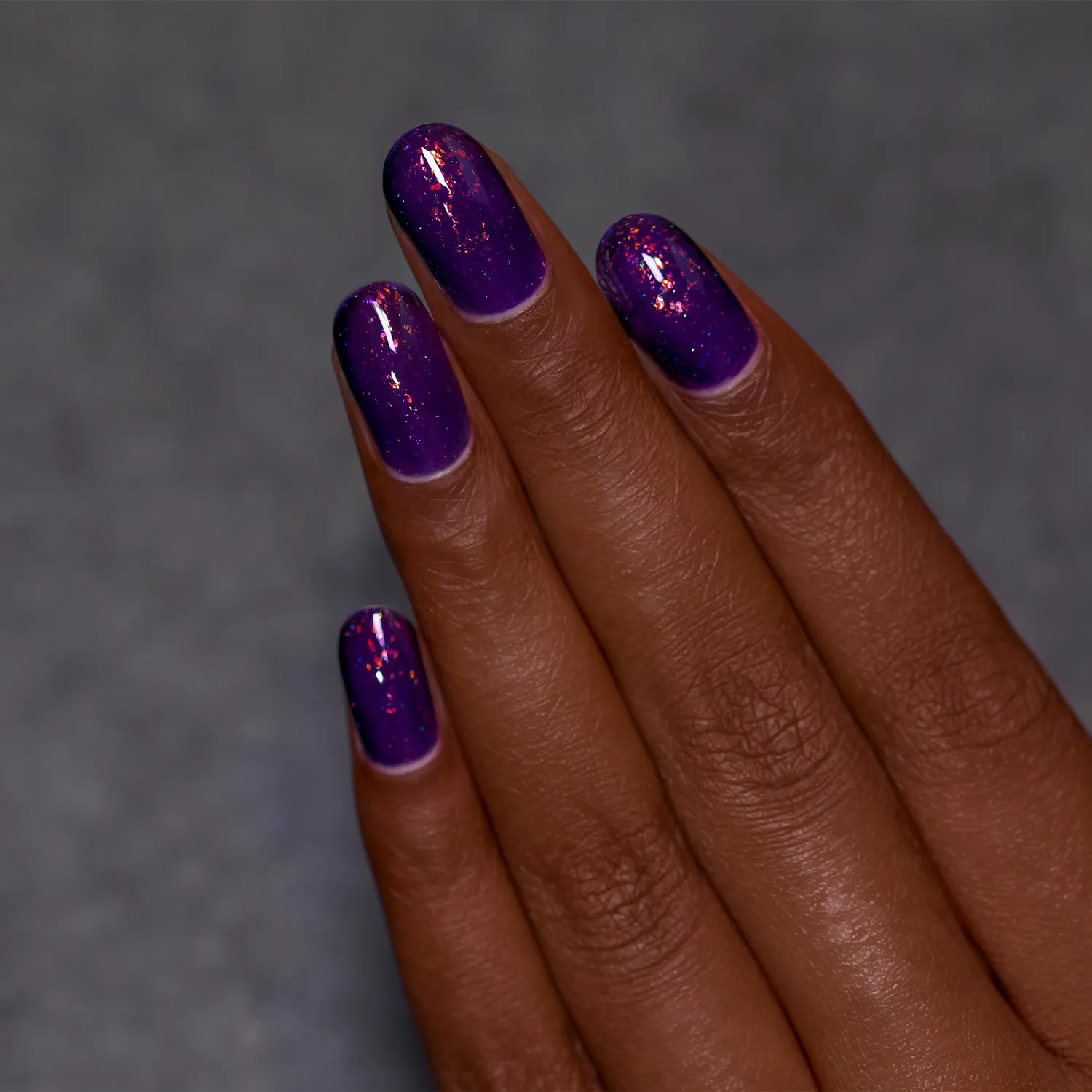 ILNP Haunted Jinx nagellack djupt lila jelly
