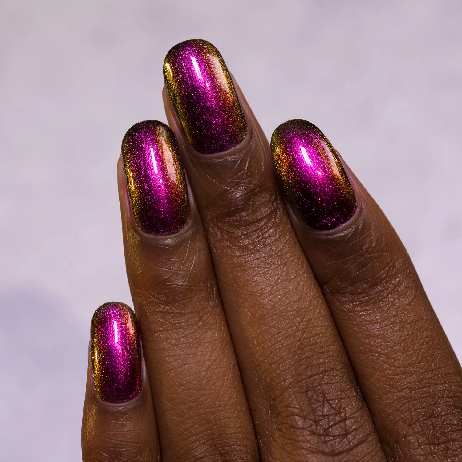 ILNP Ultra Chrome Cameo nagellack flakie rosa