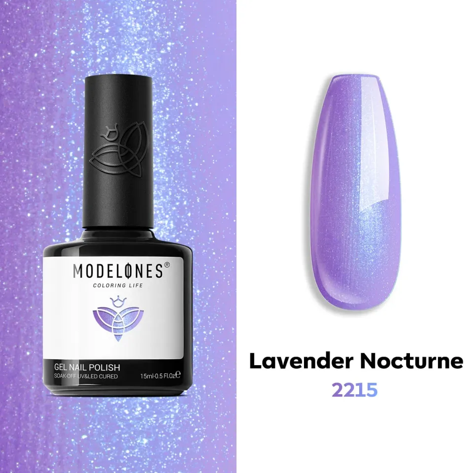 Modelones Inspire Gel gellack Lavender Nocturne 15 ml shimmer