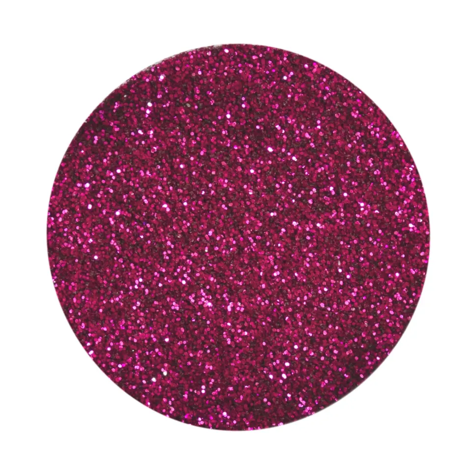Iz Beauty Magenta nagelglitter bionedbrytbart fint 6 g