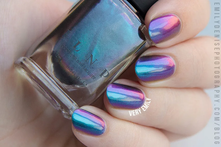 ILNP Hush Ultra Chrome nagellack multikrom teal