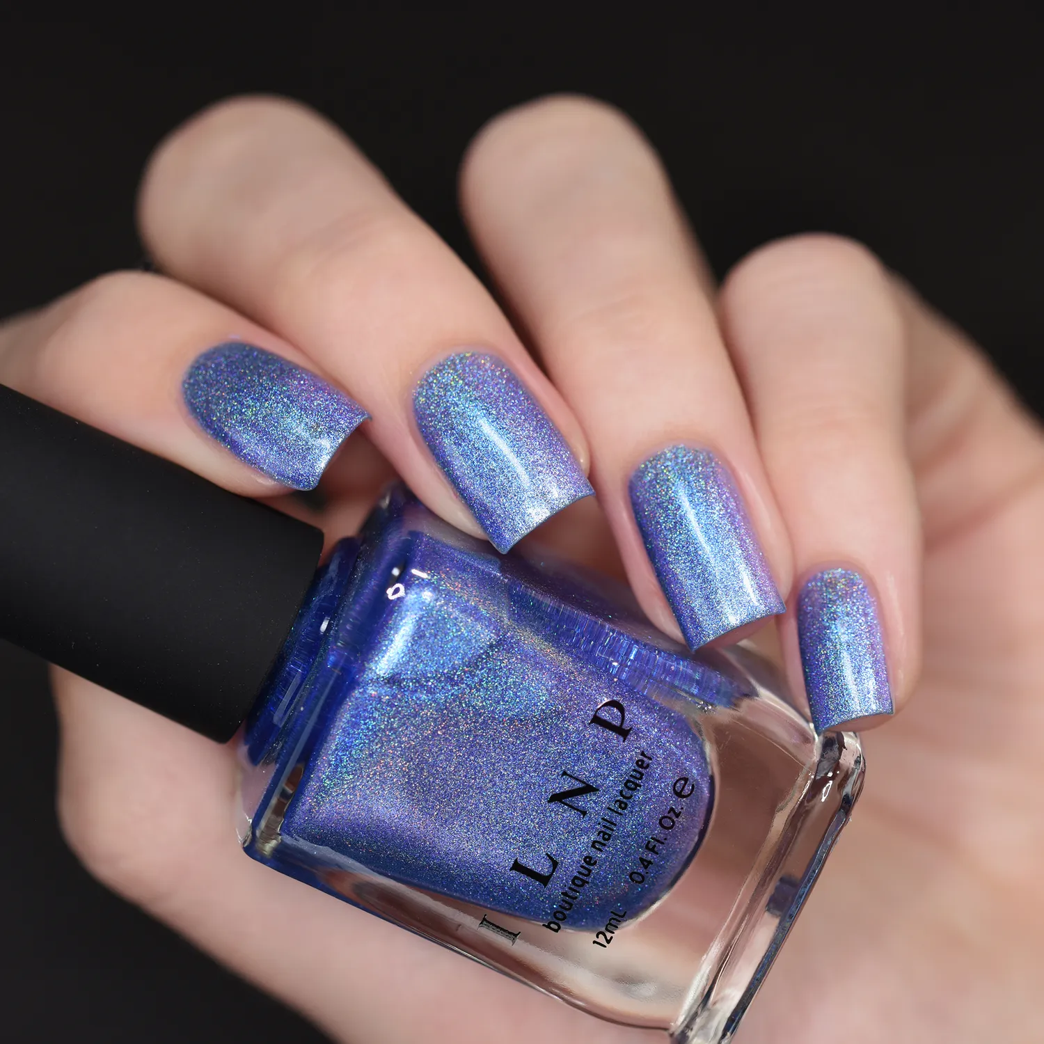 ILNP Ultra Holo Tidal Wave nagellack blått holografiskt