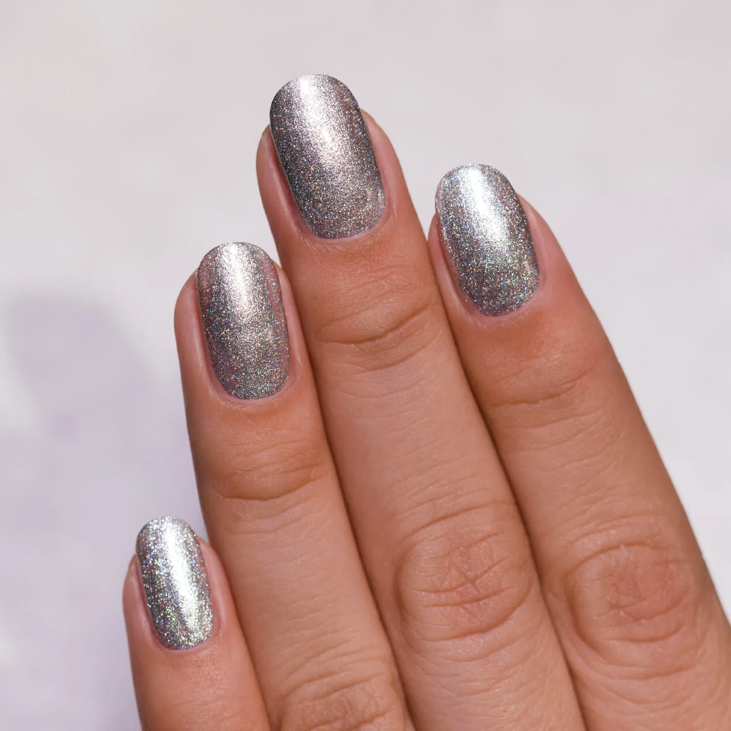 ILNP Avalanche nagellack silver holografiskt