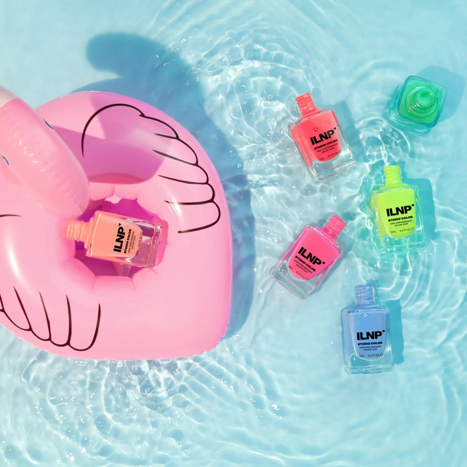 ILNP Poolside Collection nagellack 6-pack neon kräm