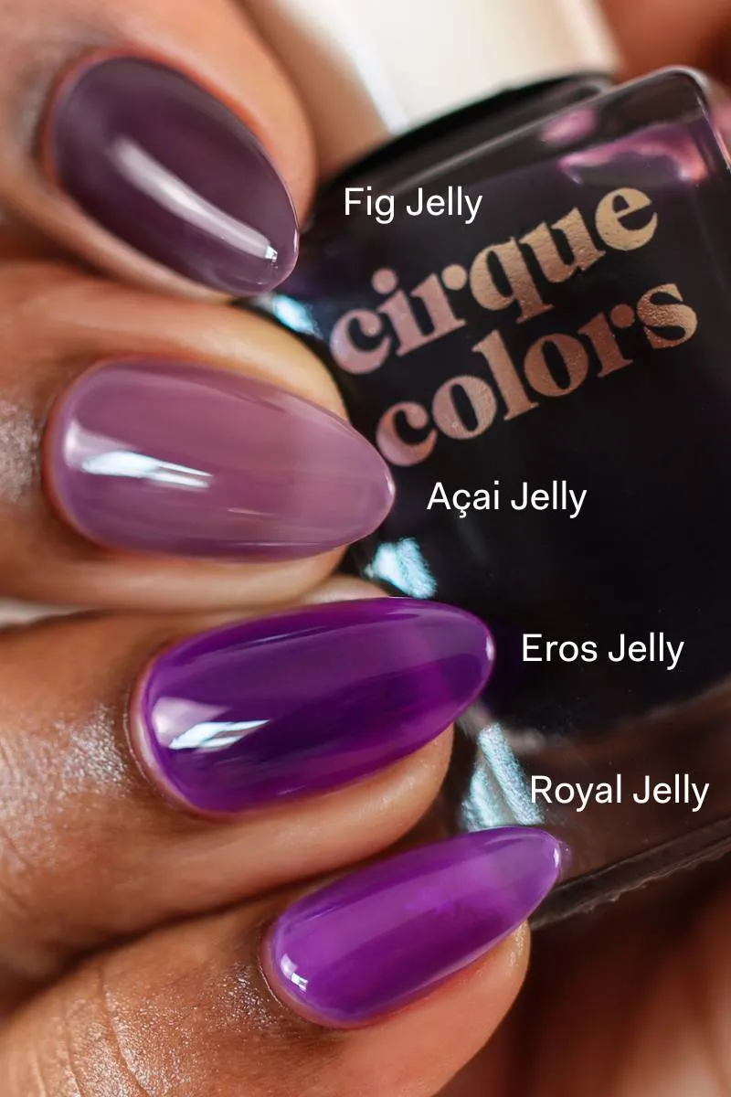Cirque Colors Fig Jelly nagellack aubergine transparent