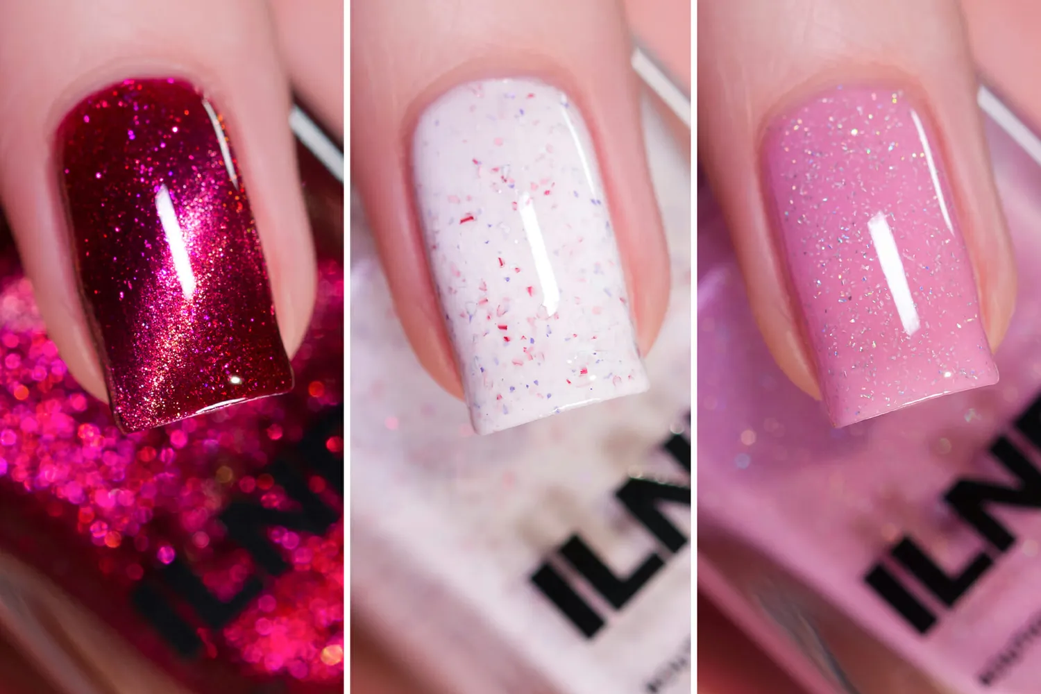 ILNP Sweetheart nagellacksset 3-pack romantiskt