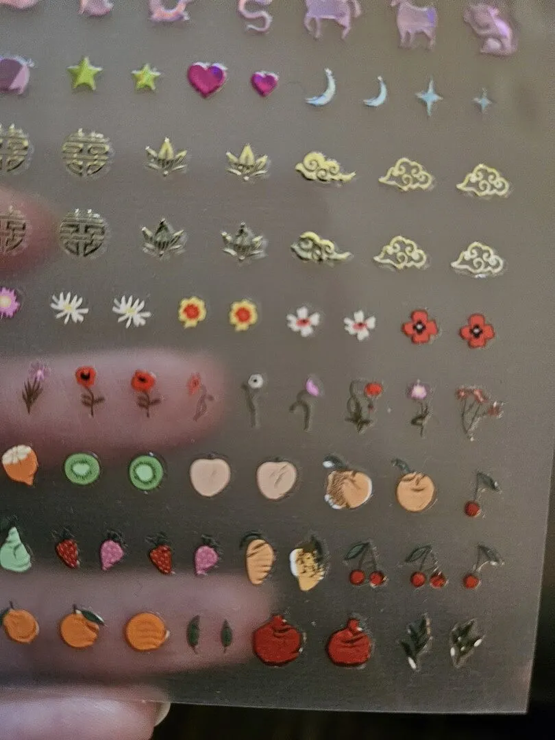Cirque Colors Good Luck nagelstickers guld kinesiskt nyår