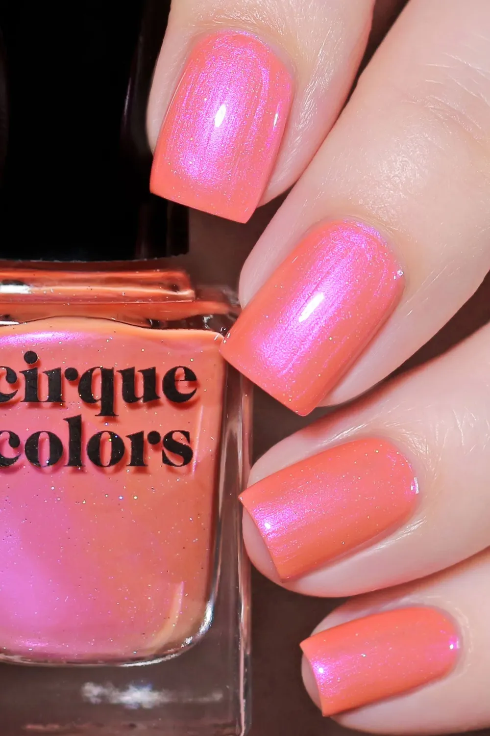 Cirque Colors Sunset Cruise nagellack korallrosa shimmer