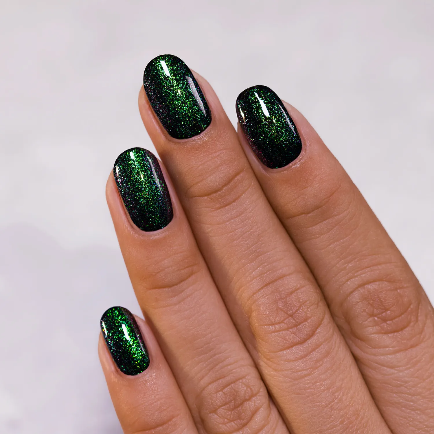 ILNP Renegade nagellack duokrom topper grön-lila