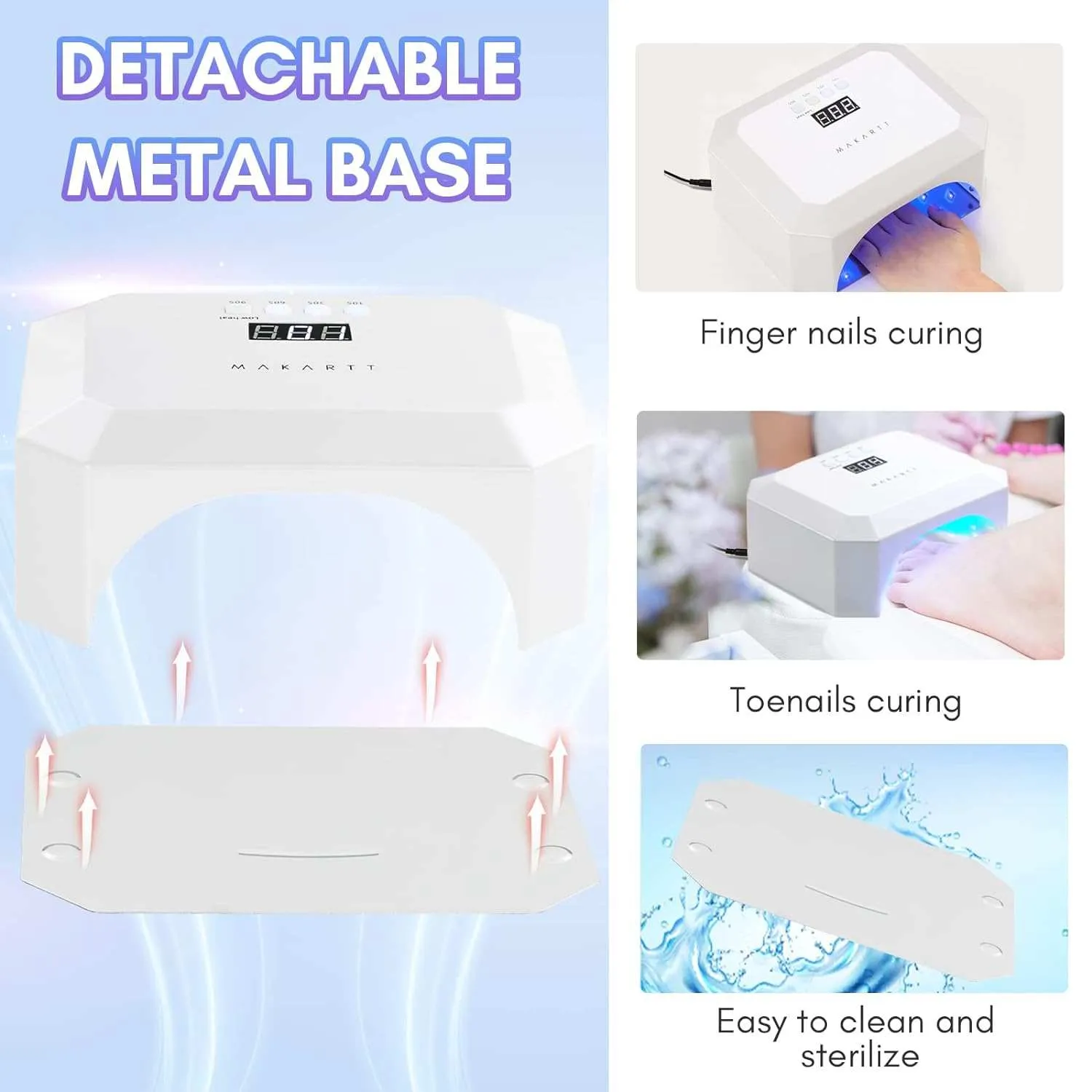 Makartt 36W UV LED nagellampa
