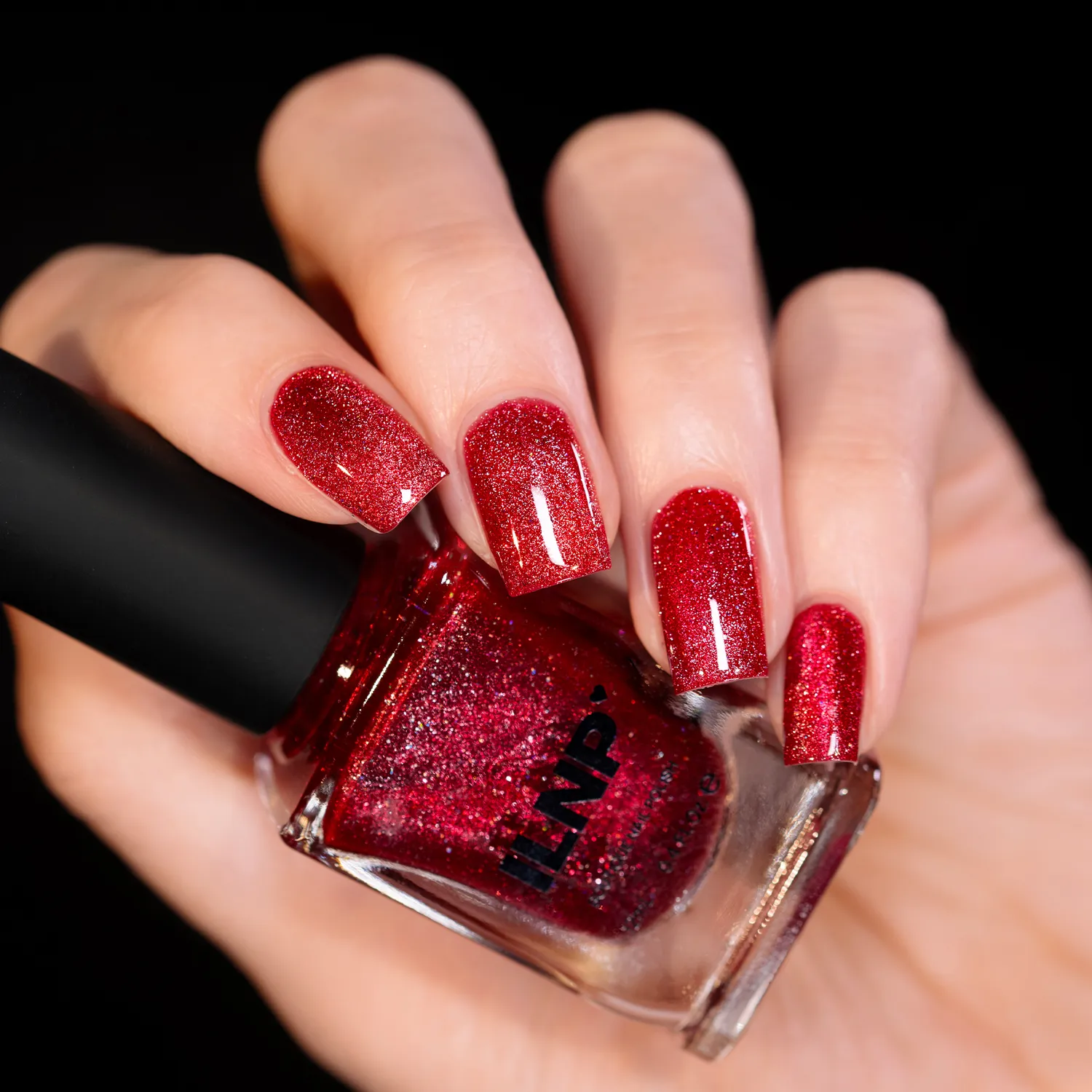 ILNP Shirley magnetlack röd holo POP