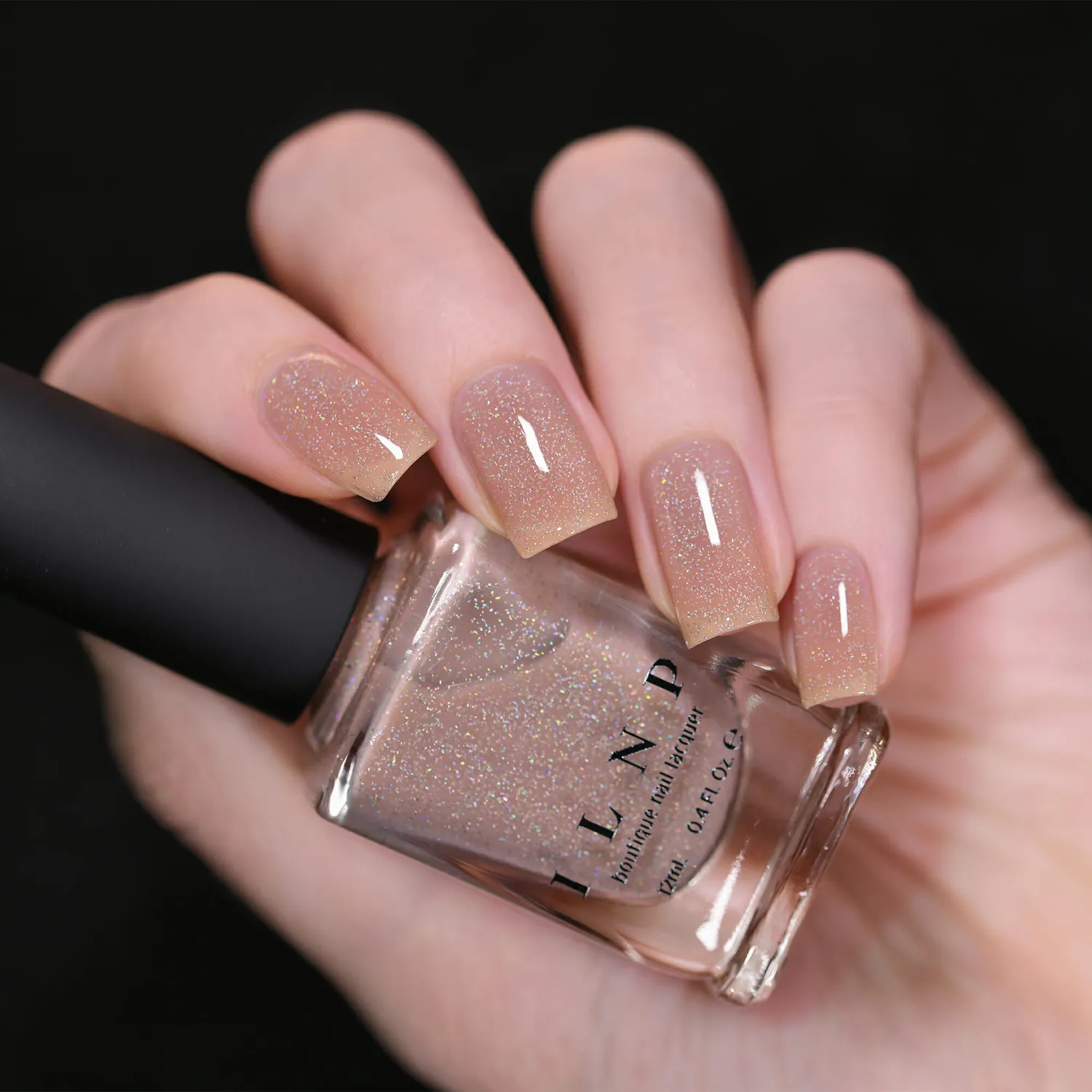 ILNP Winter Resort Toasted nagellack beige holo