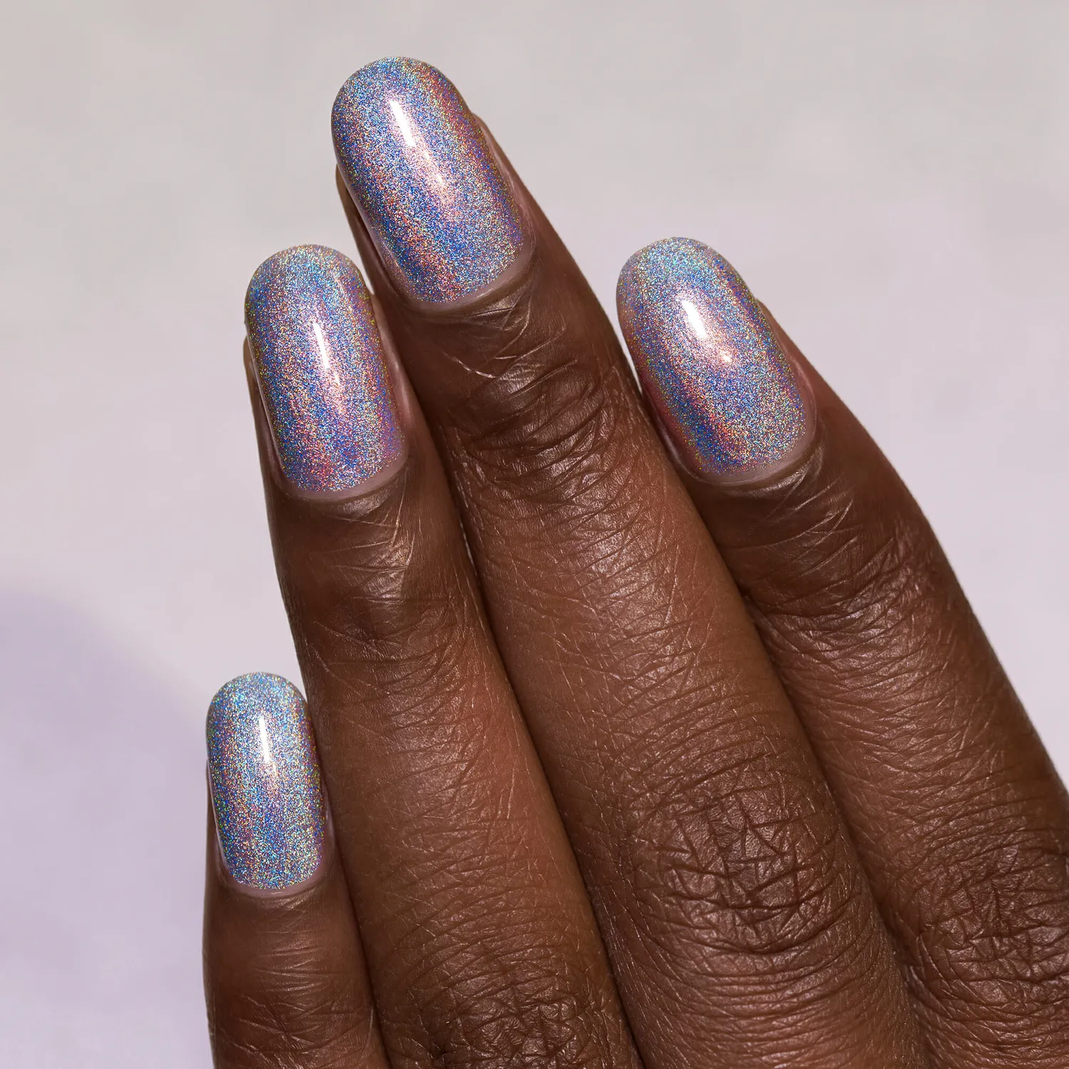 ILNP MEGA S nagellack holografiskt silver