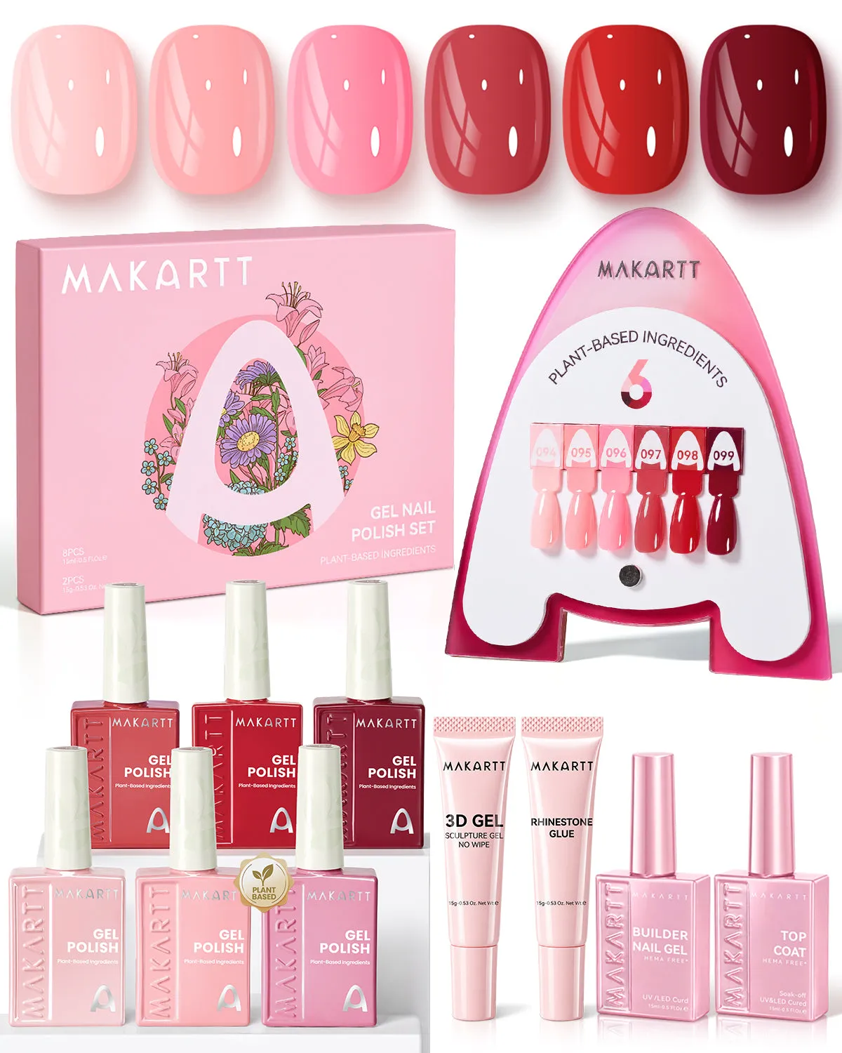 Makartt Plant-Based nagelgel Autumn Romance växtbaserad