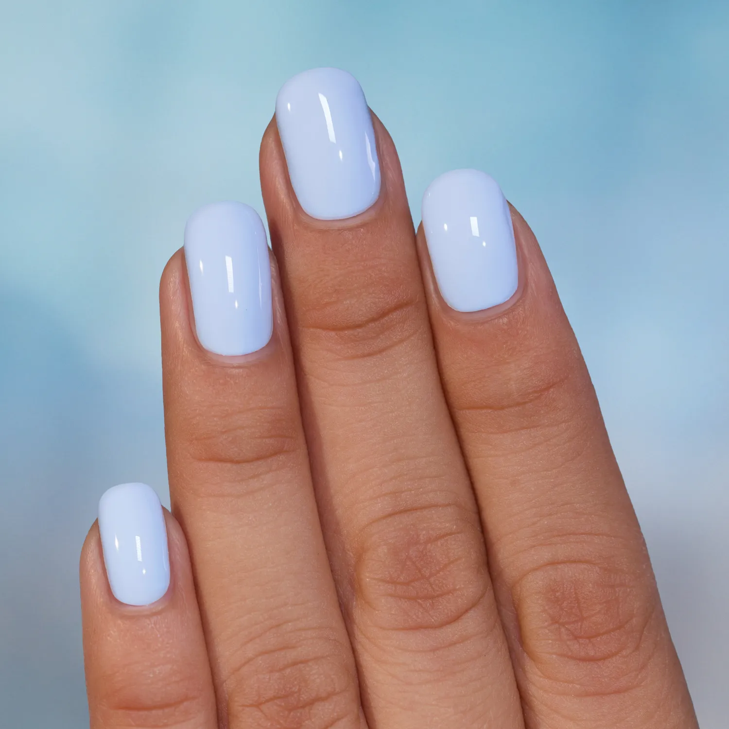 ILNP Snow Day Flurry nagellack ljusblå kräm
