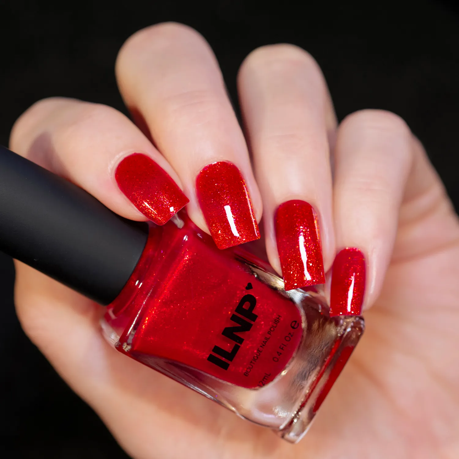 ILNP Santa's Workshop Secret Santa nagellack rött