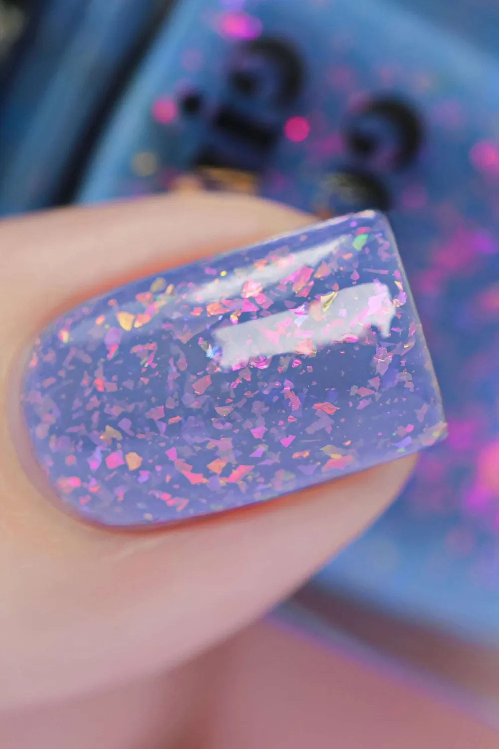 Cirque Colors Cool Blast nagellack ljusblå jelly