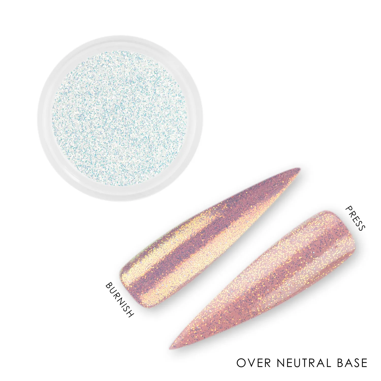 Iz Beauty Angel nagelglitter 6g burk holografiskt