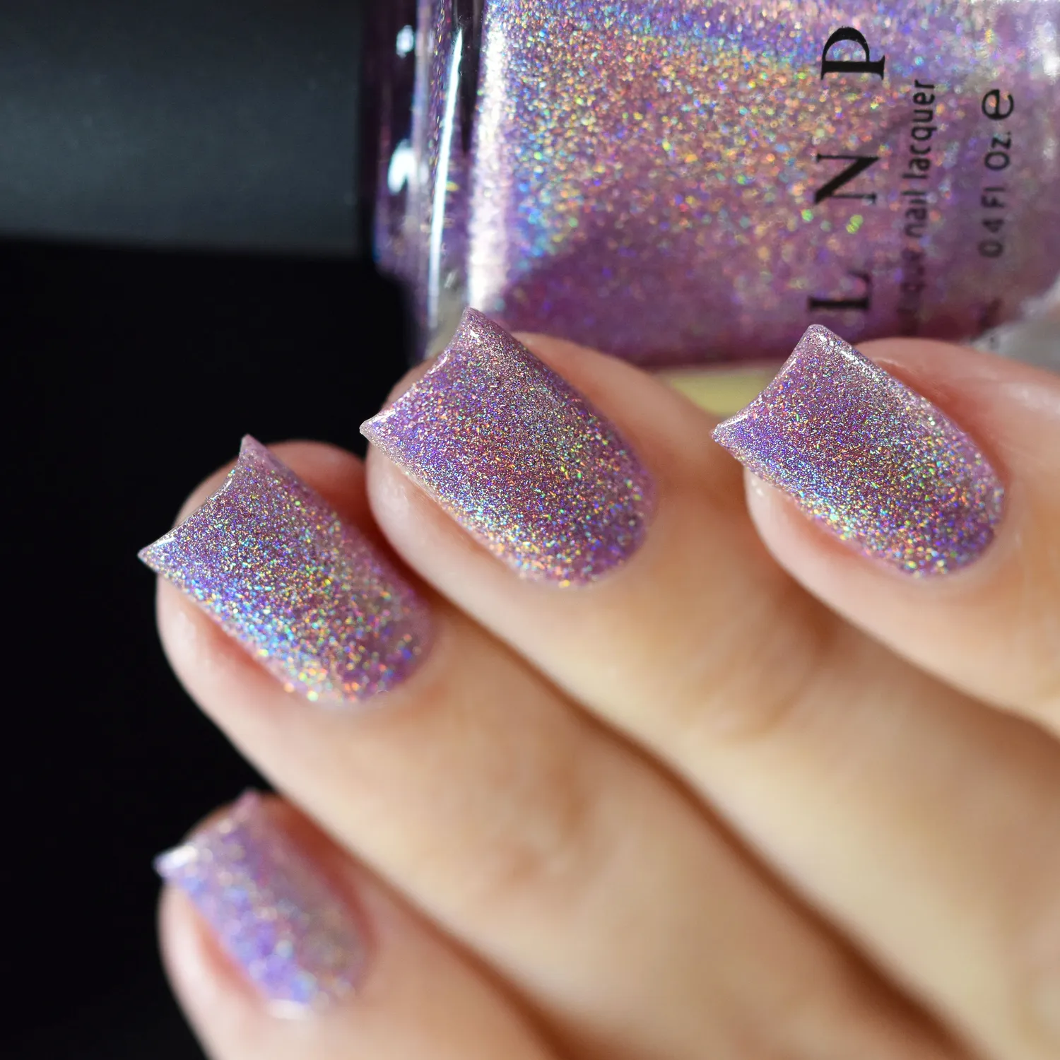 ILNP Ultra Holo Celeste nagellack lila stark holo