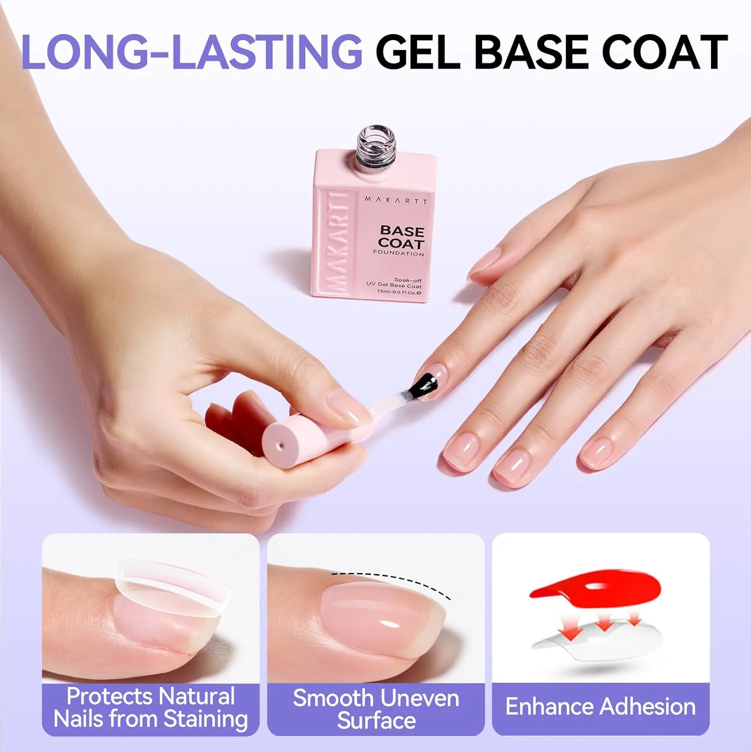 Makartt Upgrade Top Base Coat topplack baslack 3-pack glans