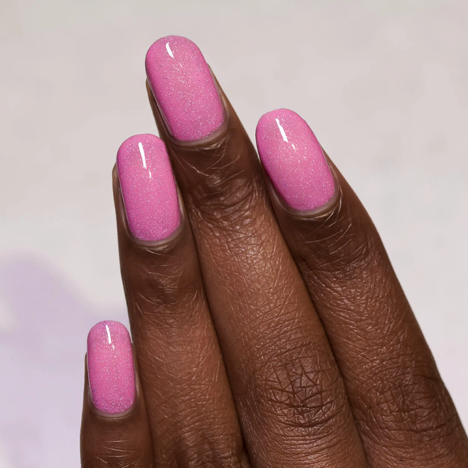 ILNP Gumdrop holografiskt nagellack bubbelgumrosa