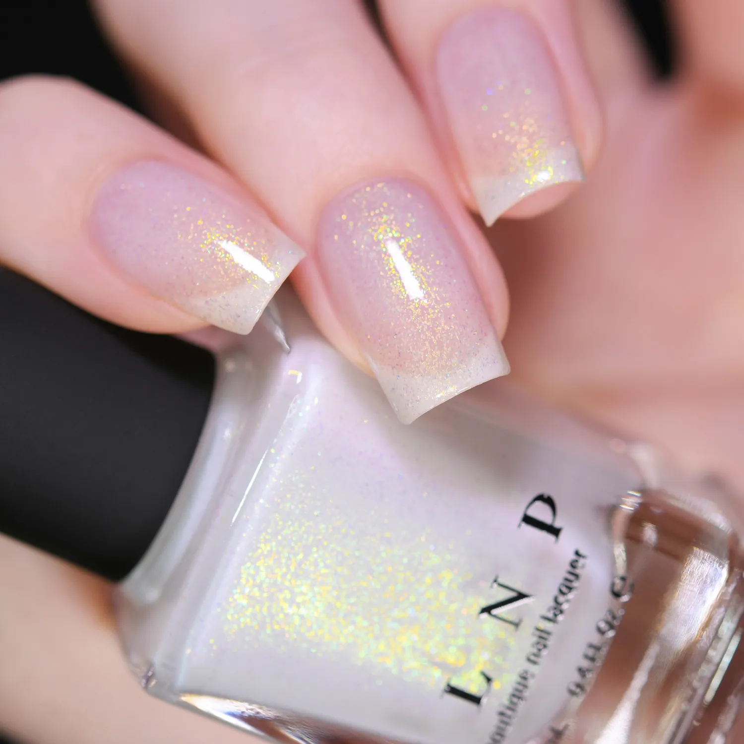 ILNP Tropics Pina Colada nagellack mjölkvit jelly