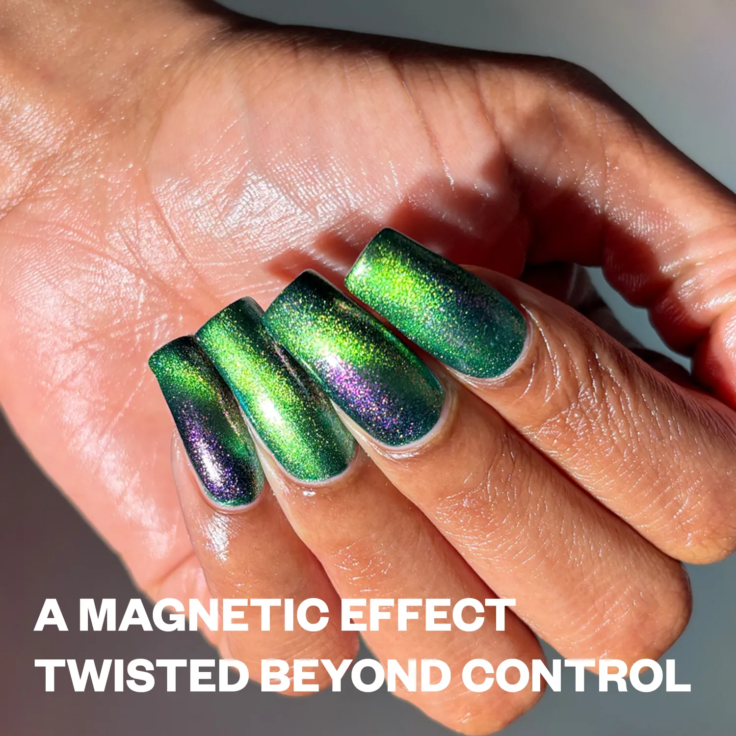 ILNP Twisted Mad House nagellack magnetisk grön