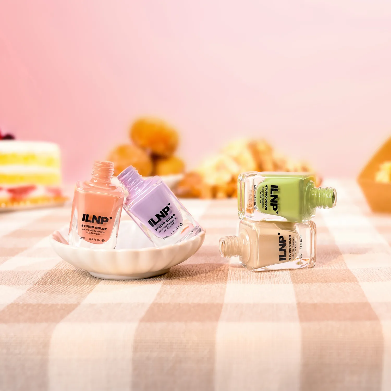 ILNP Brunch Collection nagellack 4-pack krämig