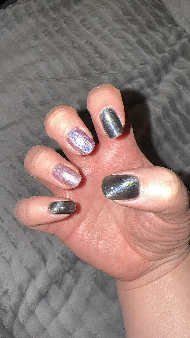 Cirque Colors Coquette nagellack topper glitter lila