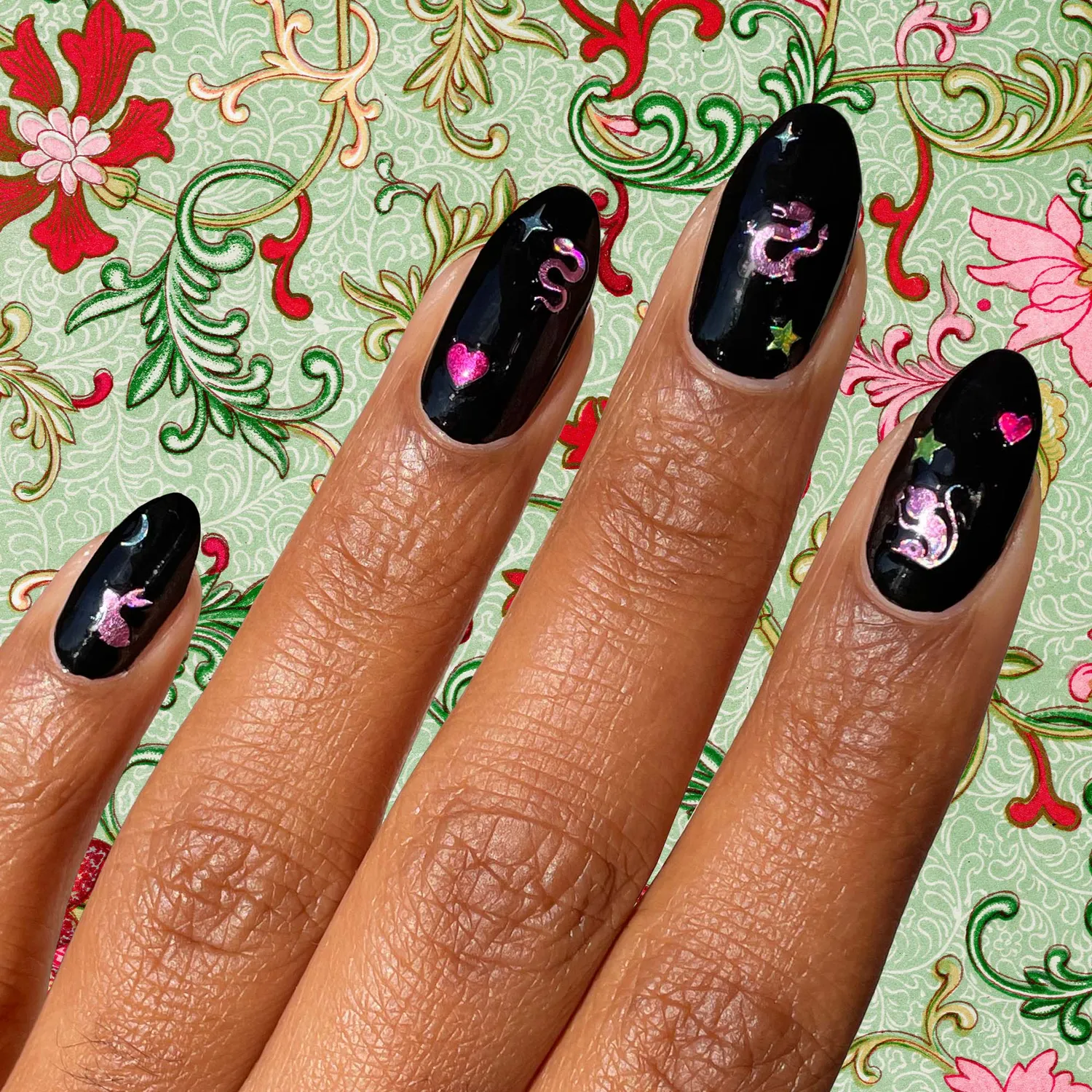 Cirque Colors Good Luck nagelstickers guld kinesiskt nyår