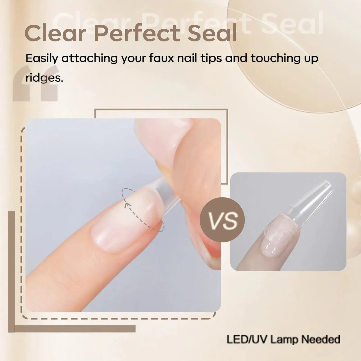 modelones 4-in-1 nagellim gel 15 ml för tippar