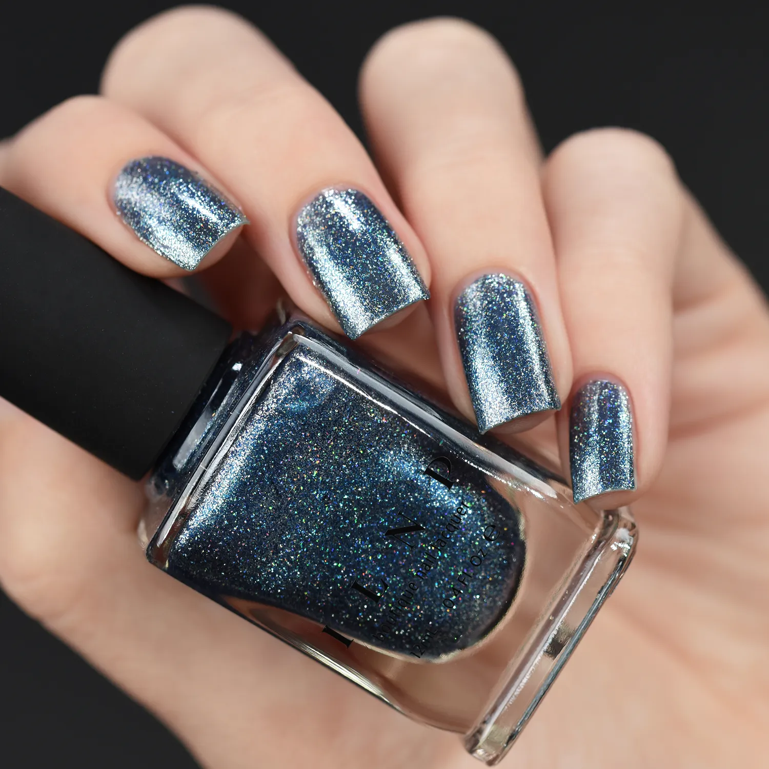 ILNP Ultra Metallic Arctic Lights nagellack isblå