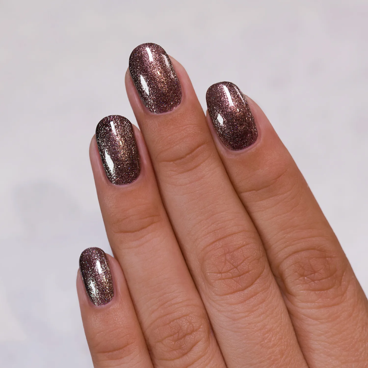 ILNP On The Rocks nagellack brunt metallic