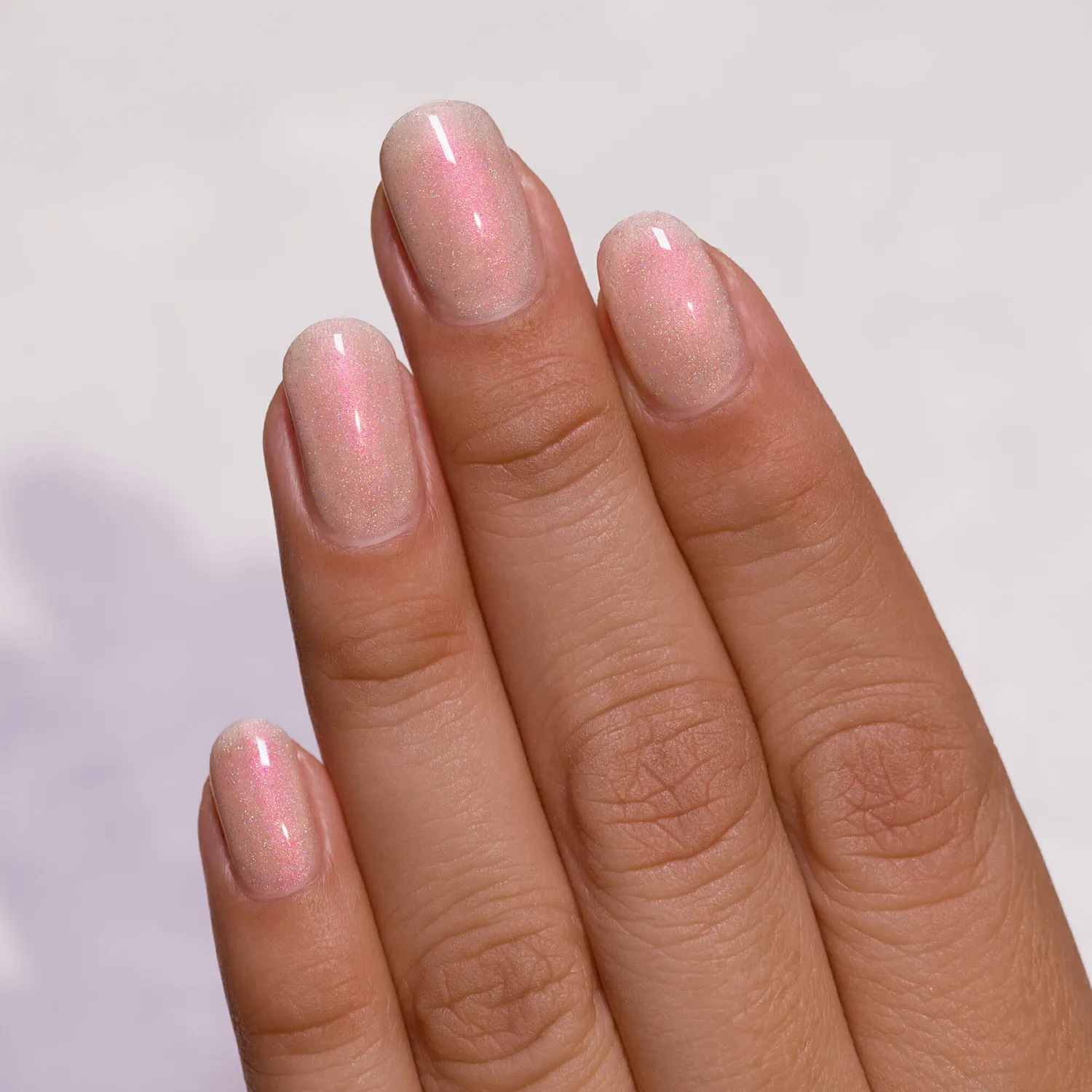 ILNP Secret Society nagellack holografiskt beige