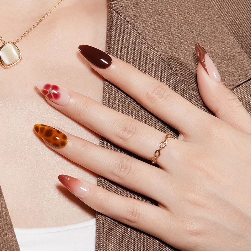 Modelones Fall Ember gellack 6-pack brun Hema-free