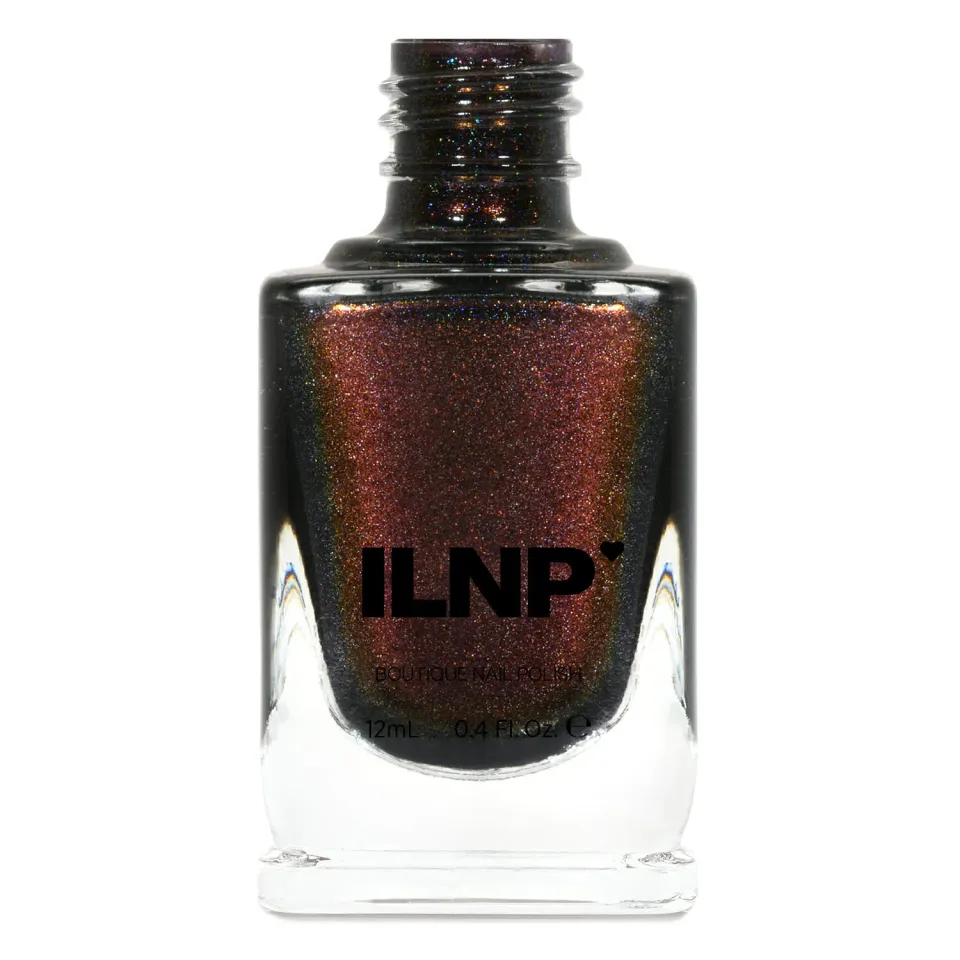 ILNP Dash of Cocoa nagellack holografiskt chokladbrunt