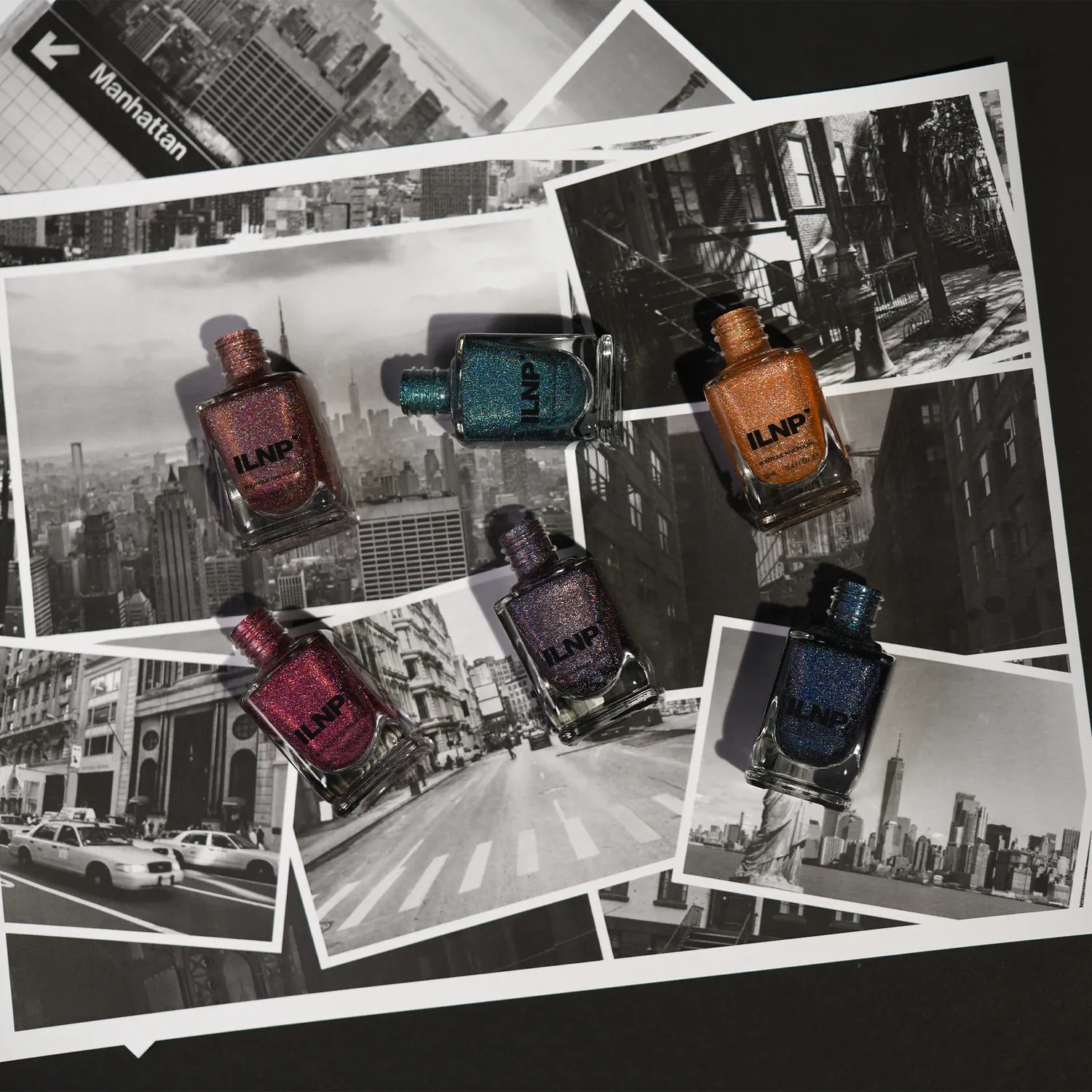 ILNP Manhattan Collection nagellack 6-pack holo